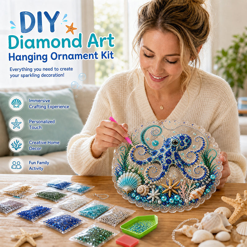 🔥Last Day 70% OFF——🌊✨Ocean Theme Pearl Art DIY Kit