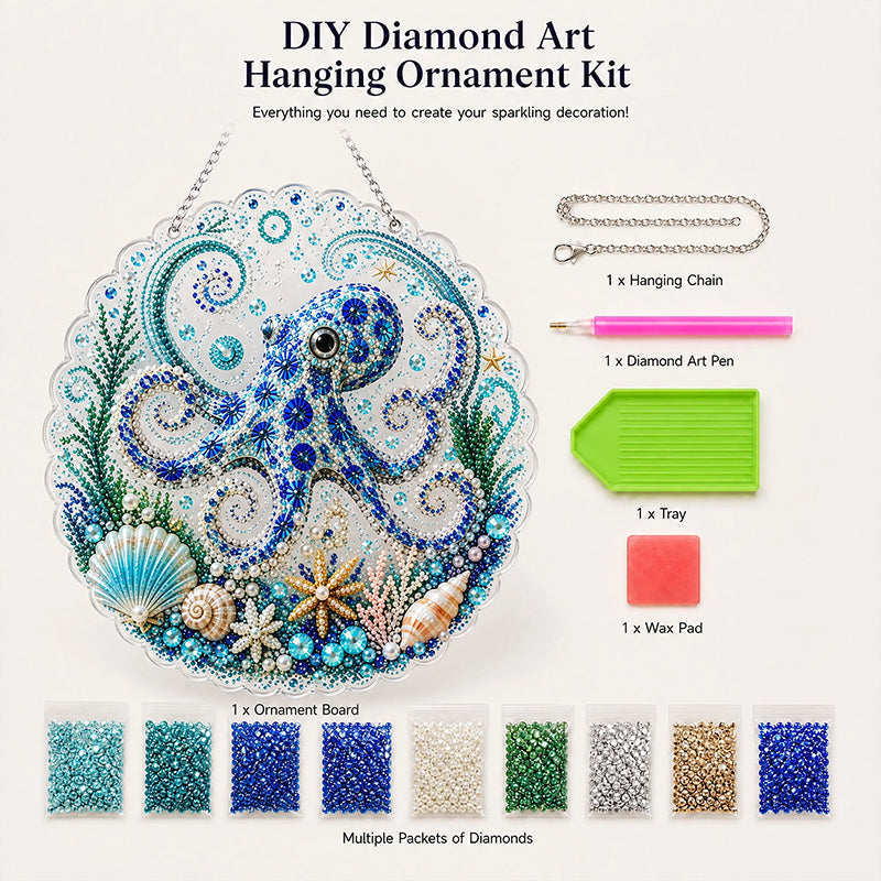 🔥Last Day 70% OFF——🌊✨Ocean Theme Pearl Art DIY Kit