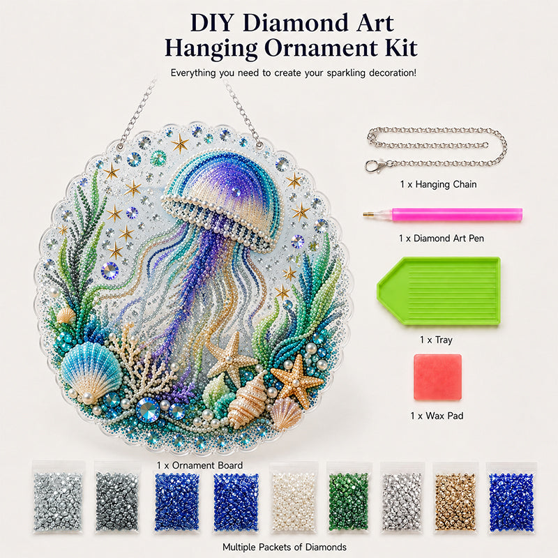 🔥Last Day 70% OFF——🌊✨Ocean Theme Pearl Art DIY Kit